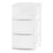IRIS® 24.5" White 3-Drawer Narrow Plastic Storage Chests, 2ct.